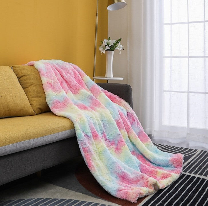 Women's Cozy Fleece Blanket Soft Warm Machine Washable Spacious Size