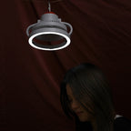 Rechargeable Table Fan Portable Foldable Stand Adjustable Angle Quiet DC Motor