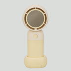 Portable Handheld Fan with Built-in Mirror Lightweight Rechargeable Personal Cooling Fan