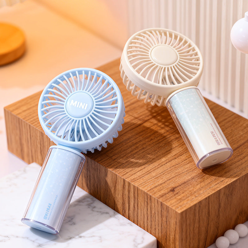 Portable Mini Hand Fan Rechargeable USB Lightweight Compact Adjustable Speed