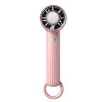 Portable Handheld Fan with Strong Airflow Ergonomic Design USB Rechargeable Lightweight Personal Fan