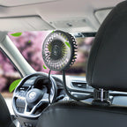 Portable Flexible Car Air Circulator Fan Adjustable Neck Compact Lightweight Airflow Cooler