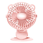 Adjustable Table Fan Compact Portable Quiet Desk Fan with Tilt Angle and Multiple Speeds