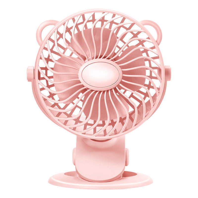 Adjustable Table Fan Compact Portable Quiet Desk Fan with Tilt Angle and Multiple Speeds