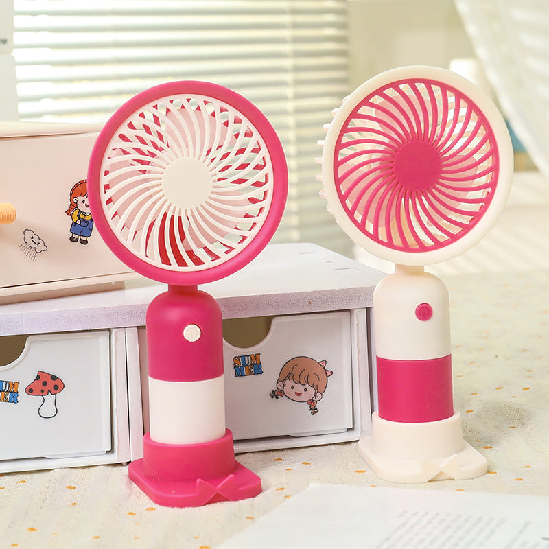 Portable Mini Hand Fan USB Rechargeable Ergonomic Design Lightweight Personal Cooling