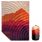 Unisex Travel Blanket Thermal Insulating Filling Lightweight Water-Repellent Portable