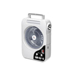 Harrow Portable Solar Powered Fan with Dual Lamps Lightweight Compact