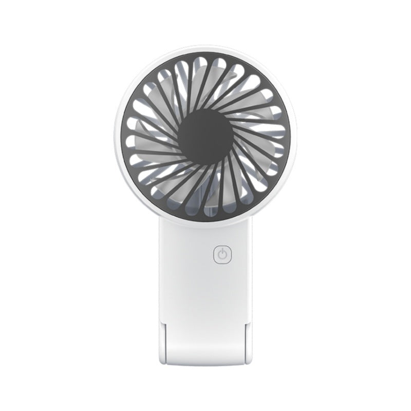 Portable Fan Cute Frog Design Rechargeable Battery Lightweight Adjustable Speed