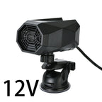 Portable 12V Car Fan with Adjustable Angle Compact Design Quiet Operation
