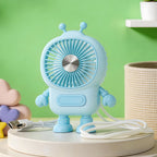 Portable Mini Fan Creative Robot Design Lightweight Handheld Personal Cooling Fan