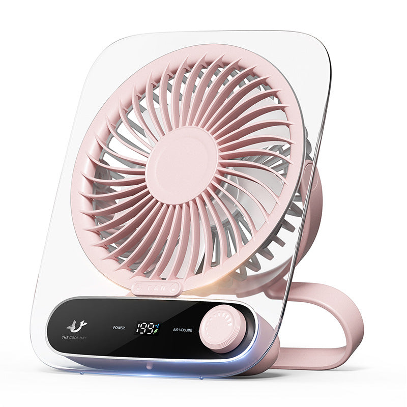 Portable Desk Fan Compact Lightweight Adjustable Speed Whisper-Quiet Energy Efficient