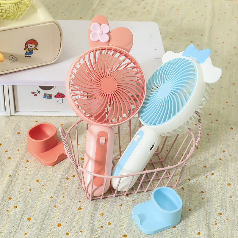 Portable Table Fan Battery Operated Compact Cordless with Multiple Speeds and LED Display
