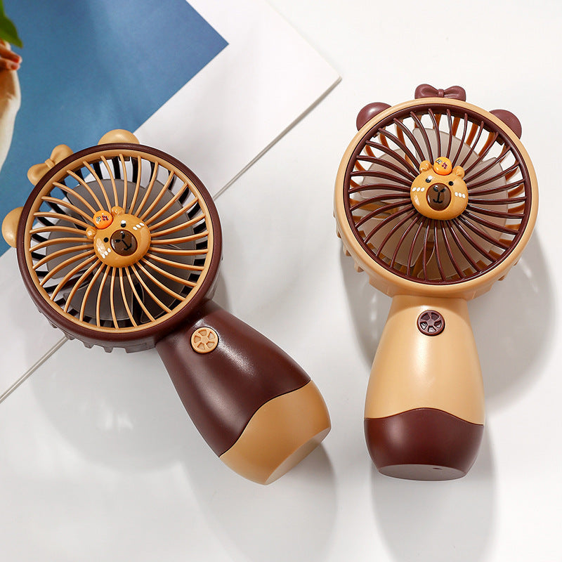 Portable Handheld Fan Rechargeable Battery Quiet Operation Compact Design