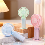 Portable Mini USB Rechargeable Desk Fan with Adjustable Tilt and Quiet Operation