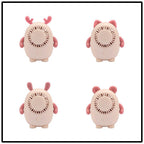 Women's Portable Mini Fan USB Rechargeable Animal Design Compact Lightweight