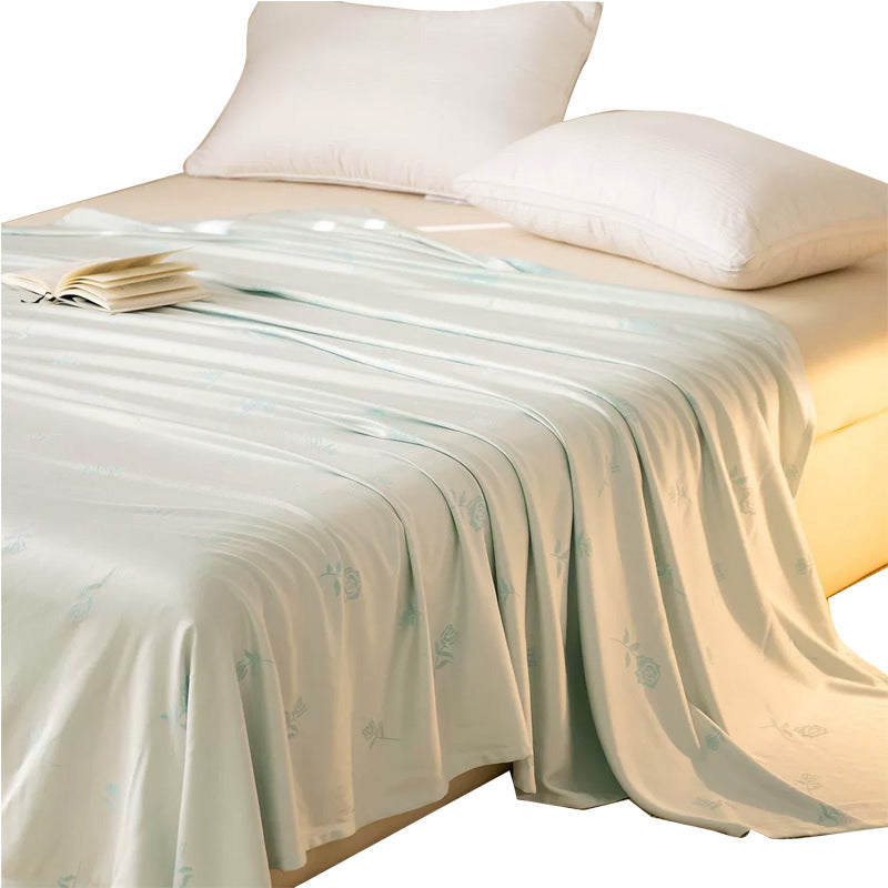 Bowlift Women Satin Bedspread Soft Elegant Bedroom Coverlet