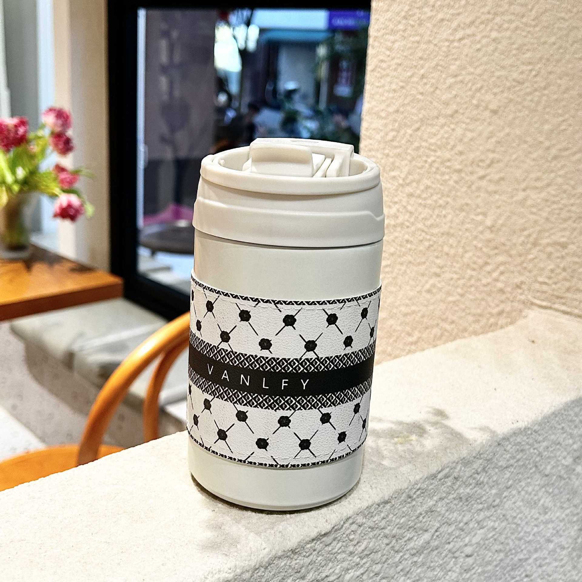 Women's Insulated Travel Cup Spill-Proof Lid Ergonomic Design BPA-Free