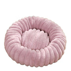 Cozy Pet Bed Soft Fluffy Fabric Raised Edge Non-Slip Bottom for Dogs and Cats