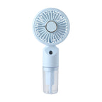 Portable Fan with Spray Function Lightweight Rechargeable Handheld Fan