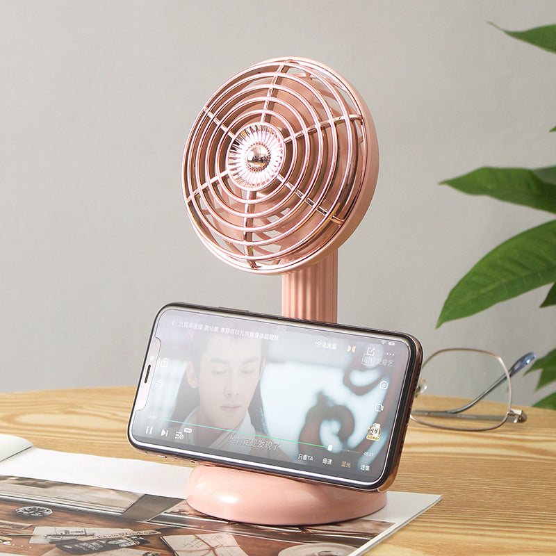 Portable Table Fan with Tilting Head Compact Quiet Desk Fan for Home Office