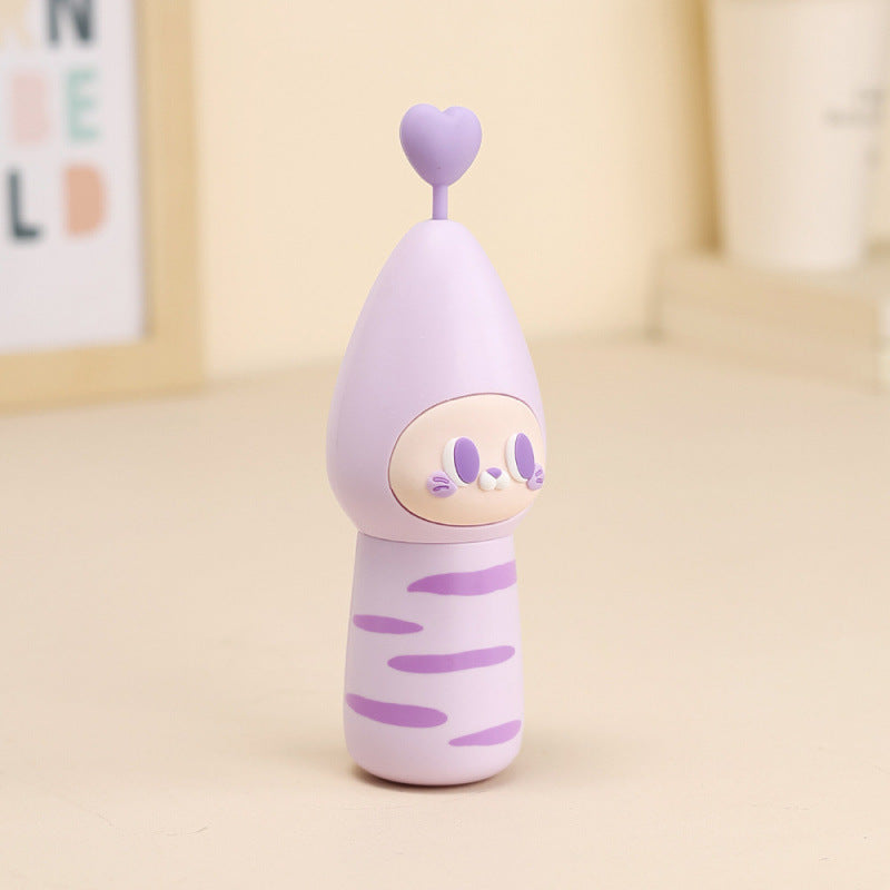 Mini Handheld Fan with Heart Attachment Portable Compact Cooling Fan for Women