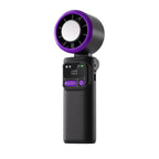 Women's Portable High-Speed Cooling Fan with Digital Display Compact Design