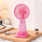 Portable USB Hand Fan with Swivel Head and Variable Speed Control Compact Personal Cooling