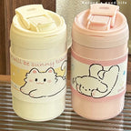 Women's Insulated Travel Cup Spill-Proof Lid Ergonomic Design BPA-Free