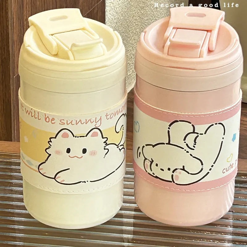 Women's Insulated Travel Cup Spill-Proof Lid Ergonomic Design BPA-Free