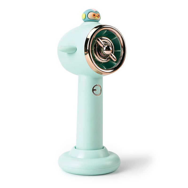 Women's Portable Handheld Fan Creative Animal Design Lightweight Compact