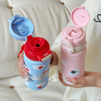 Women's Multifunctional Insulated Thermos Bottle Multi-Chamber Leak-Proof Hot Cold Water Flask