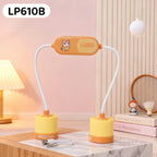 Rechargeable Portable Neck Fan Unisex Hands-Free Flexible Goosenecks Quiet Motor