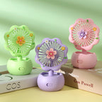 Rechargeable Portable Table Fan for Kids Butterfly Design Quiet USB Charging