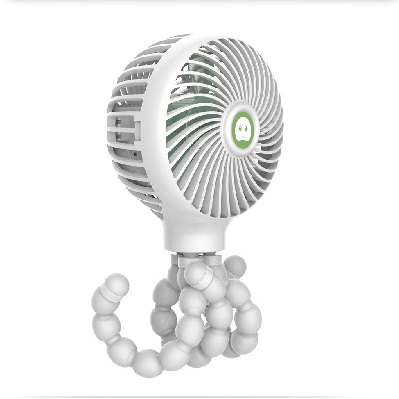 Flexible Mini USB Fan Portable Silent Cooling with Adjustable Flexible Arm