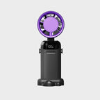 Portable Rechargeable Fan with Adjustable Speeds and Digital Display Compact Lightweight