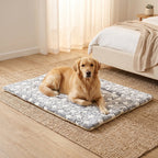 Harrow Soft Plush Pet Bed with Non-Slip Bottom Breathable Sleeping Surface for Dogs and Cats