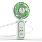 Portable Mini Fan with Hanging Function Panda Design Compact Handheld Cooler