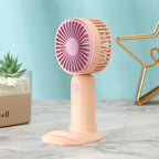 Portable Mini Fan for Women USB Powered Flexible Tilt Compact Personal Fan
