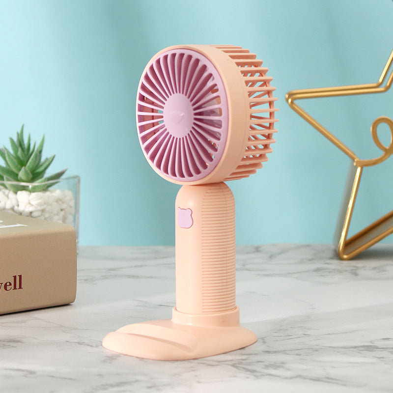 Portable Mini Fan for Women USB Powered Flexible Tilt Compact Personal Fan