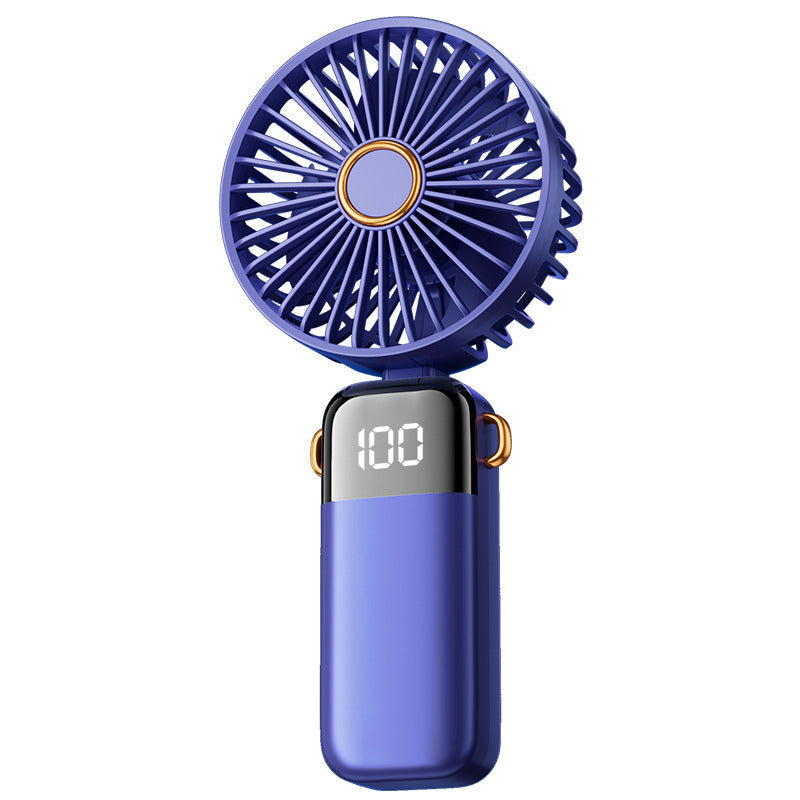 Portable Mini Fan Battery Operated Quiet Cordless Handheld with LED Display Multiple Speeds