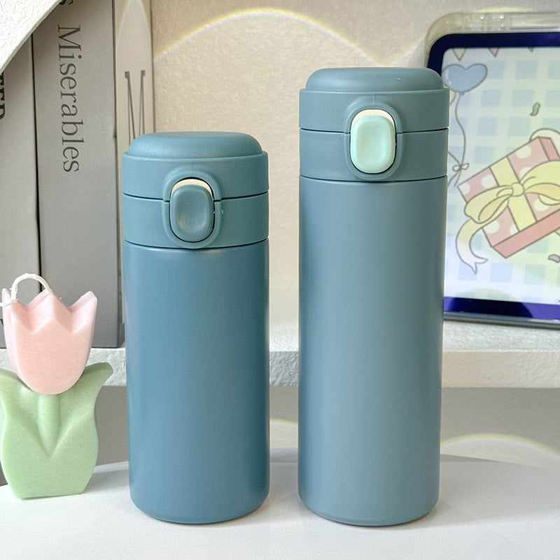 Ladies Stainless Steel Insulated Water Bottle with Leak-Proof Safety Cap Vacuum Thermos