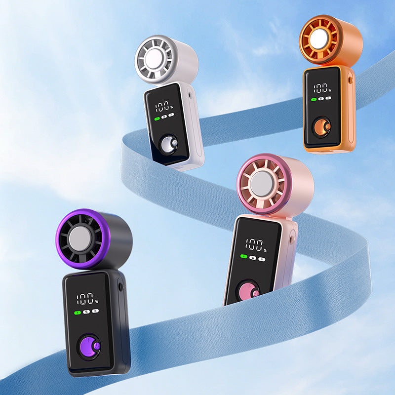 Portable Mini Air Circulator Fan with Precise Speed Control USB Rechargeable Quiet Operation