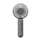 Portable Handheld Fan USB Rechargeable Ergonomic Design 3-Speed Compact Size for Women
