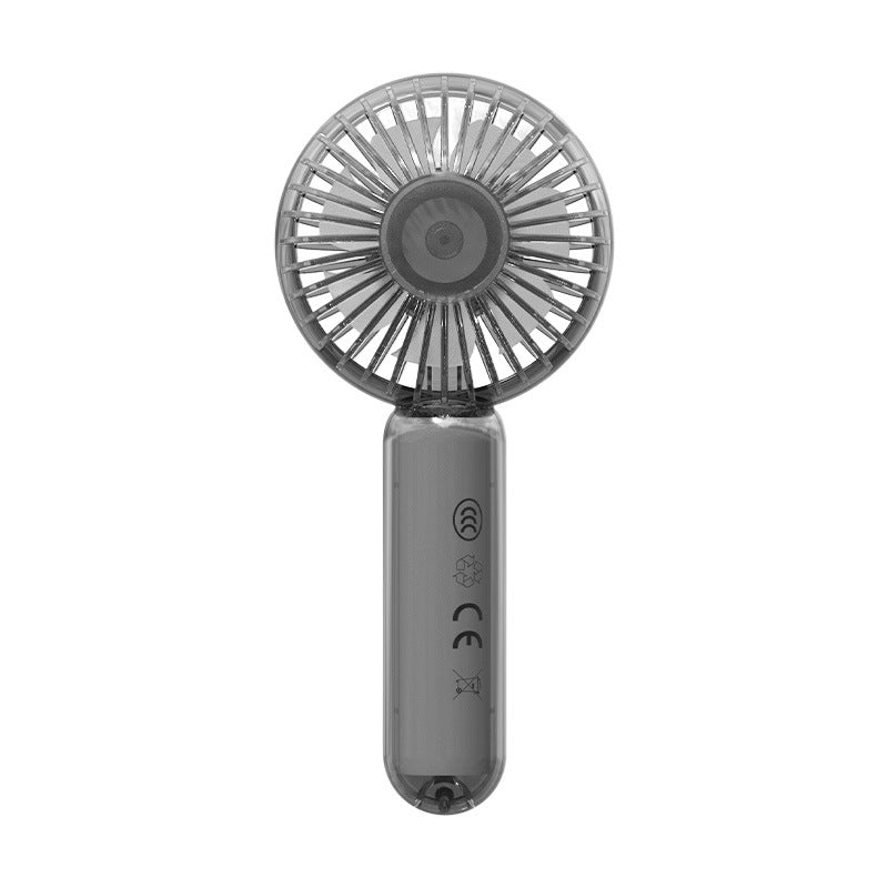 Portable Handheld Fan USB Rechargeable Ergonomic Design 3-Speed Compact Size for Women