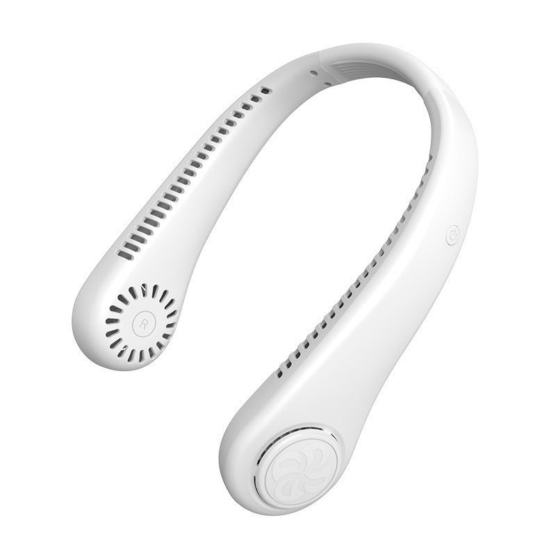 Women's Portable Neck Fan Lightweight Adjustable Speed Quiet Operation