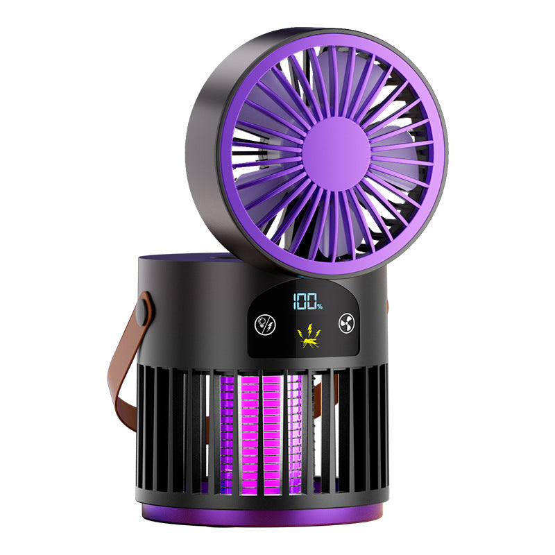 Portable Insect Killer Fan with UV Light Touchscreen Indoor Outdoor