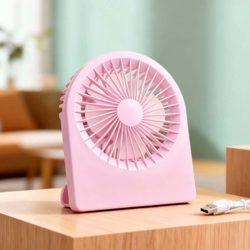 Portable USB Fan with Adjustable Tilt Quiet Operation Compact and Lightweight for Home Office Travel