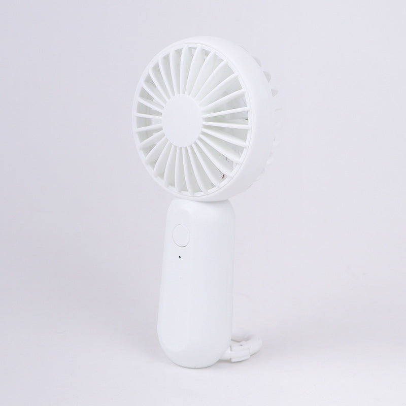 Portable Mini Hand Fan USB Rechargeable With Carrying Strap Unisex