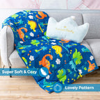 Children's Play Mat Soft Comfortable Dinosaur Pattern Blanket