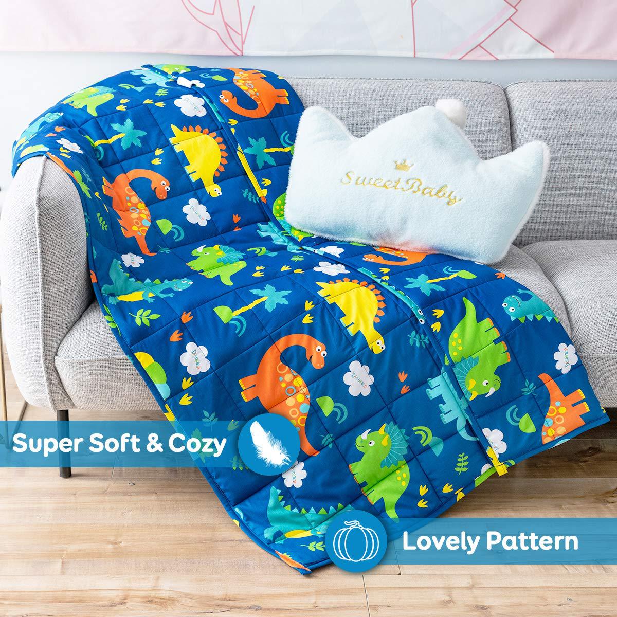Children's Play Mat Soft Comfortable Dinosaur Pattern Blanket